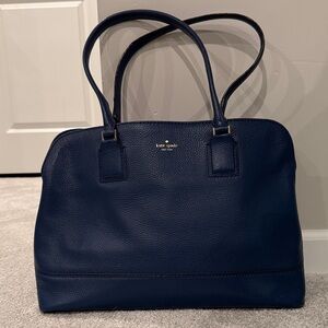 Kate Spade Navy Blue Leather Shoulder Bag